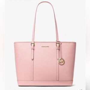 Michael Kors Powder Blush Jet Set Tote Bag